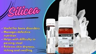 Silicea  Homeopathic Medicine  Uses Dosage amp Side Effects  Hindi Urdu [upl. by Roon]