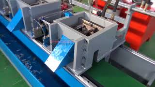 Full automatic cross T grid ceiling keel roll forming machine [upl. by Iblehs]