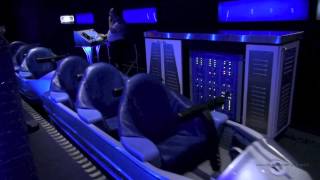 Space Mountain Front Row Nightvision HD Magic Kingdom Walt Disney World [upl. by Aniara389]