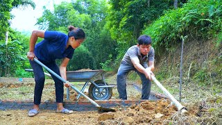 Quickly construct the foundation for the new resettlement site granted by the commune government [upl. by Sire34]