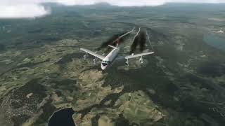 SwissAir 330 Crash Animation [upl. by Yziar]