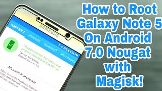 How to Root and Install Twrp on Note 5 Android 70 with Magisk UrduHindi [upl. by Northrup]