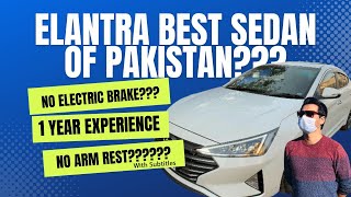 Hyundai Elantra 20  1 Year User Experience Review of thehfactor5436  No Electric Pin [upl. by Ninetta747]