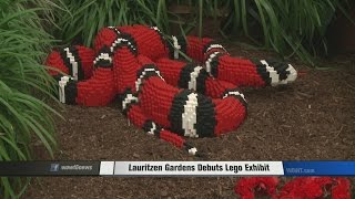 Lauritzen Gardens Debuts Lego Exhibit [upl. by Llerot]