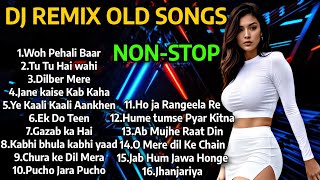 DJ REMIX OLD SONGS  DJ NONSTOP MASHUP 2024  80S90S HINDI SONGS  Old Remix songs HARD BASS [upl. by Ile]