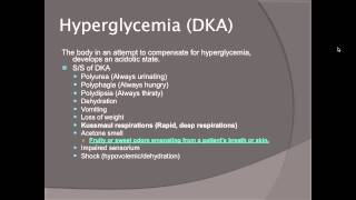 Diabetic Emergencies for the EMT Lecture [upl. by Ruprecht750]