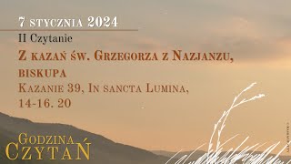 GodzinaCzytań  II Czytanie  7 stycznia 2024  Chrzest Pański [upl. by Elisabeth]