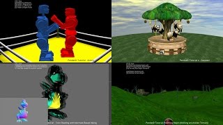 Panda3D Open Source Python Game Engine Samples [upl. by Euqinahs841]