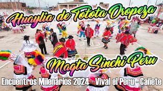 Huaylia de Totora Oropeza  Apurimac  Maqta Sinchi Peru  Encuentros Milenarios 2024  Viva el Peru [upl. by Nwadahs]