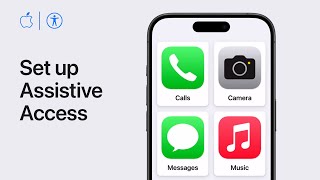 How to set up Assistive Access on your iPhone or iPad  Apple Support [upl. by Yednarb497]