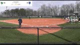 SOFTBALL Covenant vs Belhaven Game 2 [upl. by Bidget11]