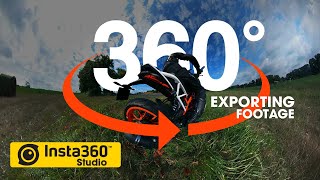 Create interactive 360 footage using Insta360 studio [upl. by Koeppel741]