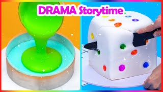 😰 DRAMA Storytime 🌈 Most Easy Colorful Cake Decorating You Can Try At Home [upl. by Rhoades]