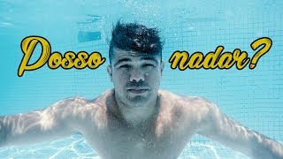 Prótese capilar na PISCINA   GUTO MAGALHÃES [upl. by Ennyletak]