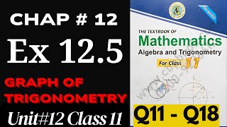 Class 11 Ex 125 Q11Q18 Chap12  Graph Of Trigonometry  XI MATH SINDH BOARD [upl. by Stead327]