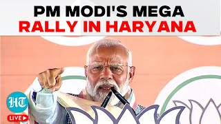 PM Modi LIVE  PM Modi Speech In Palwal Haryana LIVE  Modi Rally LIVE  Haryana Elections [upl. by Festus]