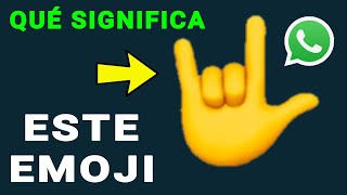 Emoji Mano con Dos dedos Arriba QUÉ SIGNIFICA🤟🤟🔴🟢🟡 [upl. by Odranoel]