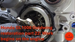 Honda GL1000 Goldwing restoration part 22 [upl. by Vivl]