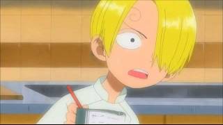 Little East blue  Sanji Flashback Sub Español [upl. by Nnylamme]