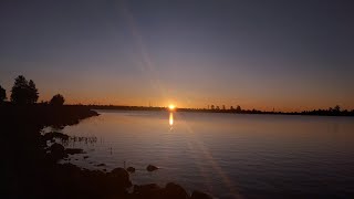 Sunrise at Ashurst Lake arizonacamping vanlifers flagstaff [upl. by Rahal]