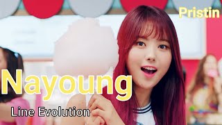 Pristin amp PledisGirlz Nayoung  Line Evolution [upl. by Eniluap]