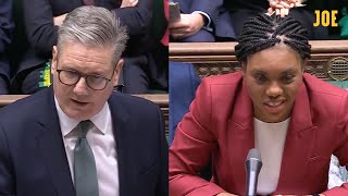 HIGHLIGHTS Keir Starmer laughs at Kemi Badenoch’s “fantasy questions” at PMQs [upl. by Asiral]