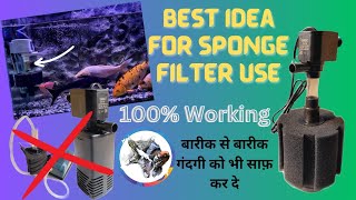 How to use Sponge Filter  Sobo Sponge Filter use  Sponge Filter Work Kaise karta hai [upl. by Buxton]