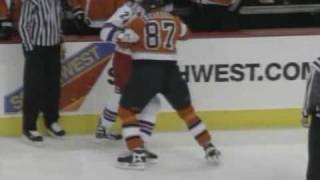 Colton Orr vs Donald Brashear Feb 4 2006 [upl. by Sobmalarah]