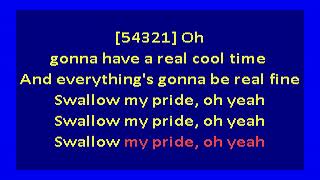 ramones  swallow my pride karaoke [upl. by Eimirej270]