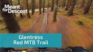 Glentress Red MTB Trail Mountain Biking in Scotland [upl. by Teilo]