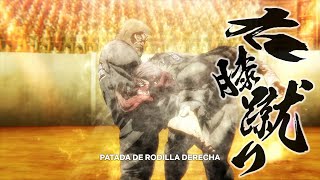 Kengan Ashura T2 Español Lat GENSAI vs AGITO KANOH 💪💪💥💥💀💀🤬 PARTE 8 [upl. by Sukey]