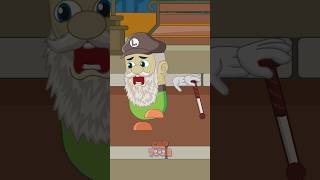 Running Competition  George Pig VS Grandpa Luigi funnycartoon memeanimation mario georgepig [upl. by Ahsiral]