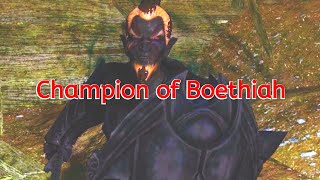 Champion of Boethiah dialog Boethiahs Calling Skyrim SE [upl. by Tray]