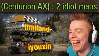 Two Idiots dominate in World of Tanks  Mailand Platoon [upl. by Constantin532]