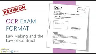 OCR Law Exam Format  Law making and the law of contract [upl. by Treat]