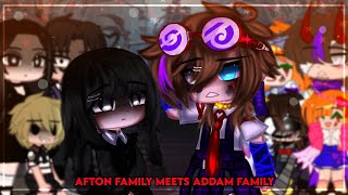 Afton Family meet Addams Family  Gacha Club  Afton Family [upl. by Boswall]