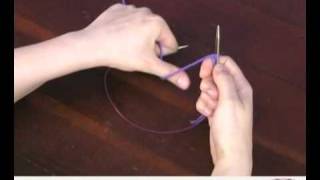 Casting On  Loop Method Step by Step Tutorial [upl. by Noelyn]