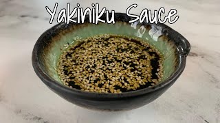 How to Make Yakiniku Sauce Japanese BBQ Sauce [upl. by Ettenhoj411]