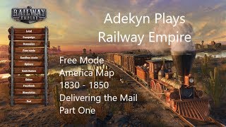 Railway Empire Free Mode America Map 1830  1850 [upl. by Ayanaj]