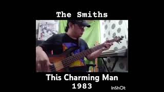 The Smiths  This Charming Man bass cover newwave thesmiths [upl. by Thorn305]