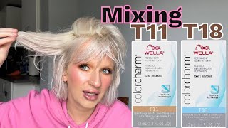 Mixing Wella T18 And Wella T11 On My Hair [upl. by Gerrie]