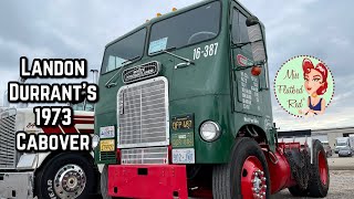 Landon Durrant’s 1973 Consolidated Freightways White Freightliner Cabover Truck Tour [upl. by Thorbert]