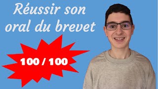 Comment avoir 100  100 à loral du brevet [upl. by Mattheus285]