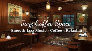 Gentle Coffee Ambience For Relaxation  Smooth Jazz Instrumental Music  Rain Sounds For Healing [upl. by Ayala975]