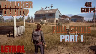 State of Decay 2 Drucker County Gameplay Walkthrough Part 1 4K 60FPS PC   No Commentary [upl. by Suoivatco873]