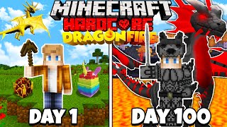 I Survived 100 Days as a DRAGON MASTER in HARDCORE Minecraft [upl. by Finnigan]