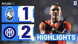 ATALANTAINTER 12  HIGHLIGHTS  Lautaro nets beauty to seal Inter win  Serie A 202324 [upl. by Ifill]