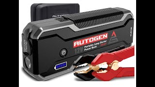 AUTOGEN 12V Jump Starter product review [upl. by Lazor501]