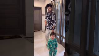 Aizal zulqarnain cute video with their baba😅❣️love aizalzulqarnain shorts father [upl. by Rosaleen]