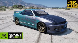 4K GTA 5 Ultra Realistic Graphics Car Mod Gameplay  Max Settings  RTX 4090 [upl. by Ettevey173]